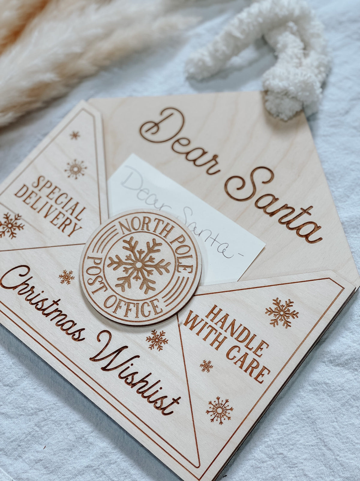 Santa magic Letter Envelope | Santa Decor | Christmas Decor | Letter to Santa | Santa | Christmas Magic | Ornament | Christmas Tree |
