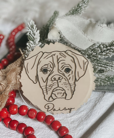 Dog Christmas Ornament 1 | Dog Mom | Christmas Ornament | Puppy Christmas | Dog Christmas | Dog Dad | Golden Doodle | Weiner Dog | Ornament