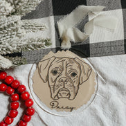Dog Christmas Ornament 2 | Dog Mom | Christmas Ornament | Puppy Christmas | Dog Christmas | Dog Dad | Golden Doodle | Weiner Dog | Ornament