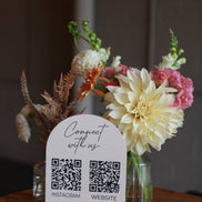 QR sign | Acrylic qr Sign | Custom qr Sign | Business qr Sign | reader qr | Venmo Sign | Social Media Sign | Business Signs | Custom Signage