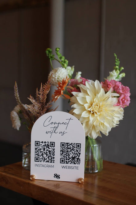 QR sign | Acrylic qr Sign | Custom qr Sign | Business qr Sign | reader qr | Venmo Sign | Social Media Sign | Business Signs | Custom Signage