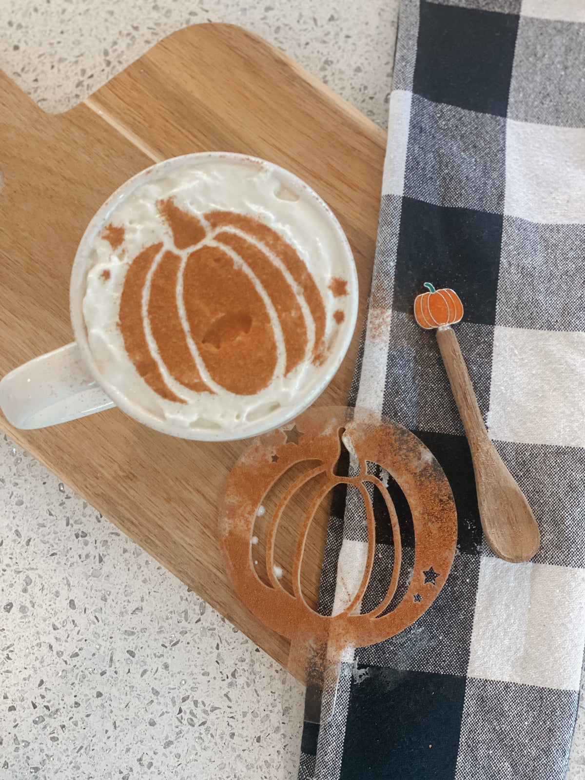 Pumpkin Coffee Stencil | Coffee Stencil | Coffee Art | Wedding Decor | Wedding Bar | Bridal shower Decor | Event Decor | fall |
