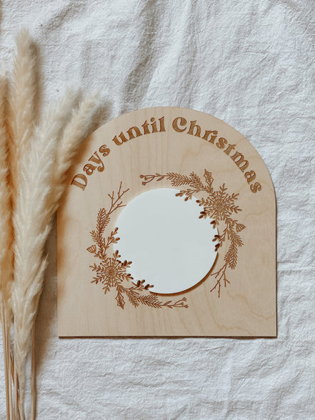 Christmas Countdown | Days until Christmas | Modern Christmas Decor | Christmas Sign | Countdown | advent calendar | holiday decor | Kids