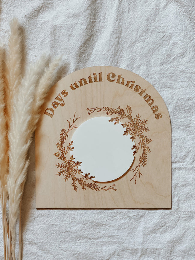 Christmas Countdown | Days until Christmas | Modern Christmas Decor | Christmas Sign | Countdown | advent calendar | holiday decor | Kids
