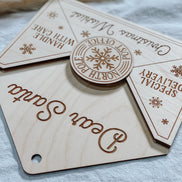 Santa magic Letter Envelope | Santa Decor | Christmas Decor | Letter to Santa | Santa | Christmas Magic | Ornament | Christmas Tree |