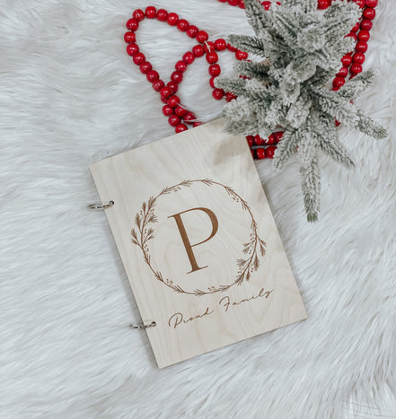 Wooden Book | Wooden Photo album | Custom Photo Album | Christmas Card Holder | Christmas Greeting Card | Greeting Card Book | Keep Sake