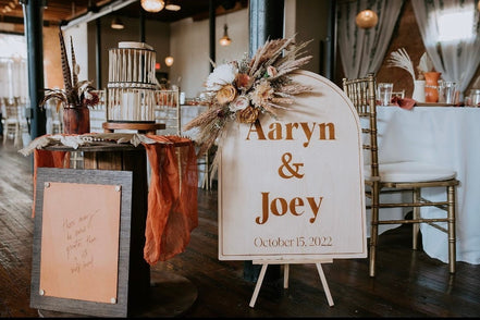Arched Wedding Welcome Sign | Boho Wedding Sign | Boho Wedding Decor | Modern Arched Sign | Wedding Decor | Welcome sign | Boho Bride