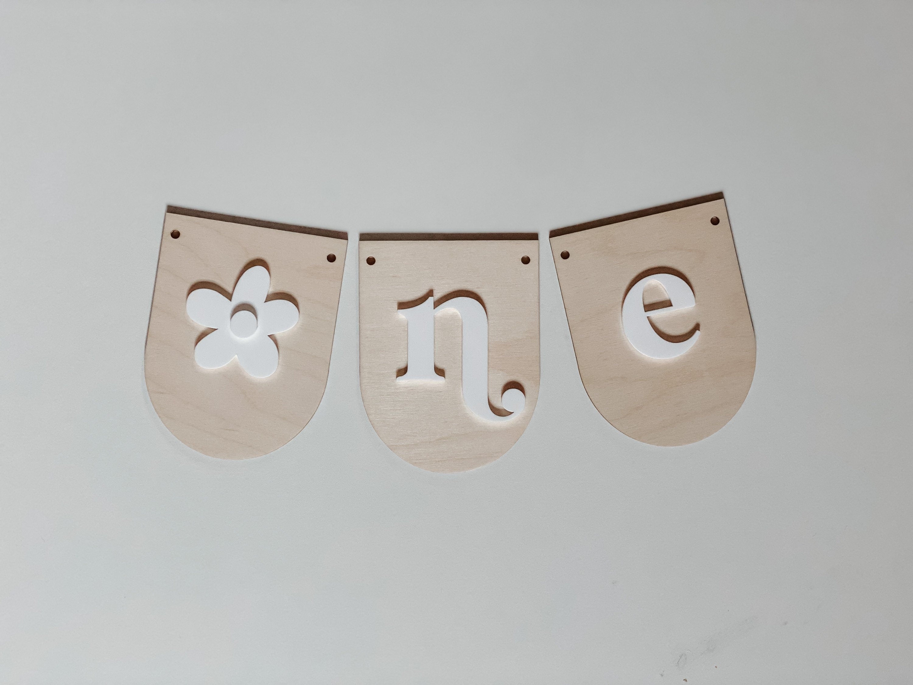 Wood Birthday Banner | High Chair Banner | Boho High Chair Banner | First Birthday High Chair Banner | Boho First Birthday | One Banner