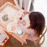 Flisat Kitchen Insert | Flisat Insert | IKEA Table | Montessori | Educational Toy | Preschool | Homeschool | learning tools | Play Kitchen