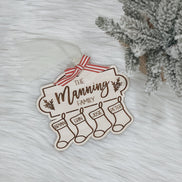 Family Christmas ornament | Christmas Gift Tag | Teacher Gifts | Stockings | Christmas Tree | Custom Ornament