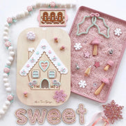 Flisat gingerbread house Insert | Flisat Insert | IKEA Table | Montessori | Educational Toy | Preschool | Homeschool | learning tools