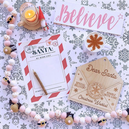 Santa magic Letter Envelope | Santa Decor | Christmas Decor | Letter to Santa | Santa | Christmas Magic | Ornament | Christmas Tree |