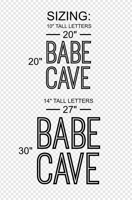 Babe Cave Sign | Playroom Decor | Nursery Decor | Word Signs | Kids Decor | babe cave decor | Girls Room Sign | girls Room | nursery
