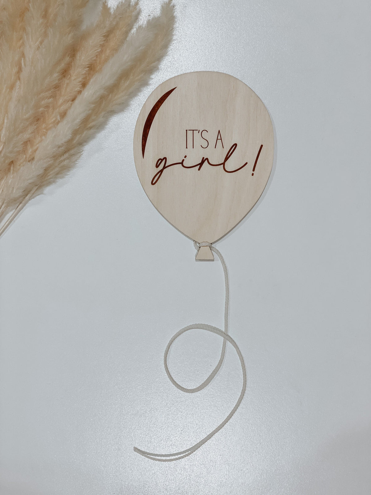 Baby Balloon Birth Announcement | Birth Announcement Engraved Hospital Photo Prop Newborn | Balloon Decor | Name Sign