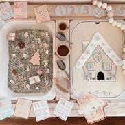 Flisat gingerbread house Insert | Flisat Insert | IKEA Table | Montessori | Educational Toy | Preschool | Homeschool | learning tools