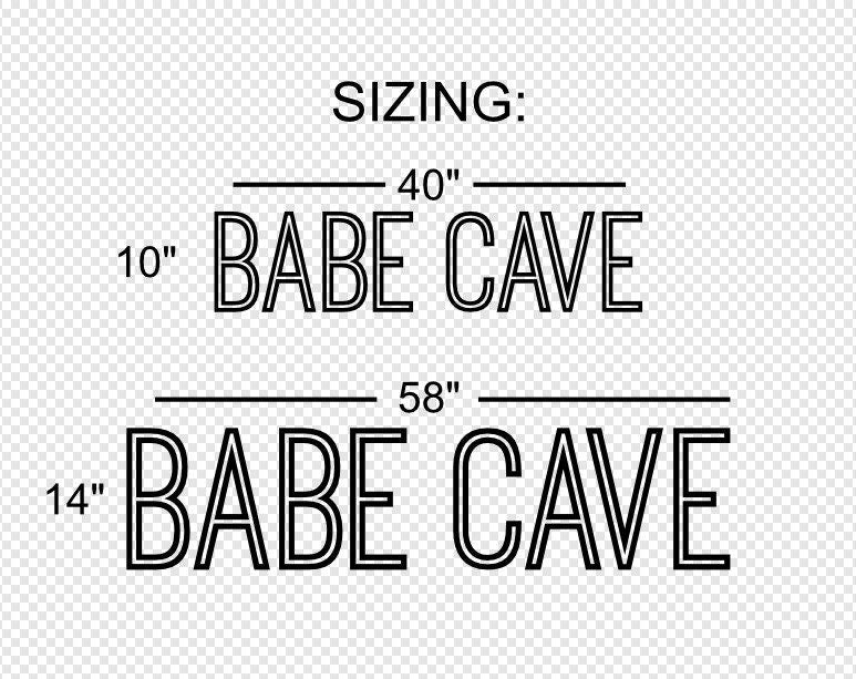 Babe Cave Sign | Playroom Decor | Nursery Decor | Word Signs | Kids Decor | babe cave decor | Girls Room Sign | girls Room | nursery