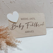 Baby countdown | Due Date Countdown | Pregnancy | Milestones | baby announcement | pregnancy gift | baby shower gift