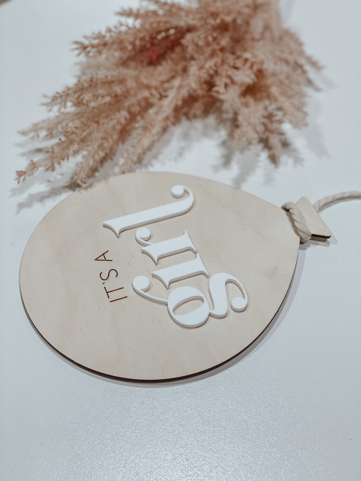 Baby Balloon Birth Announcement | Birth Announcement acrylic Hospital Photo Prop Newborn | Balloon Decor | Name Sign
