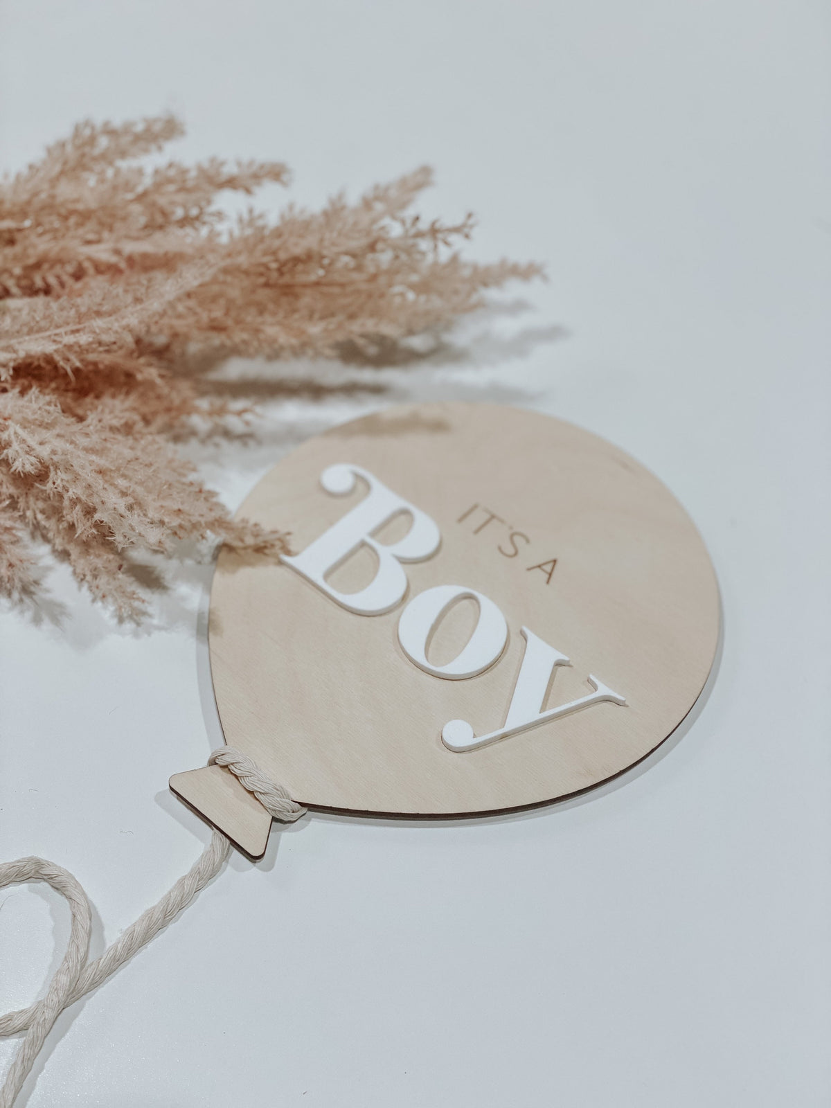 Baby Balloon Birth Announcement | Birth Announcement acrylic Hospital Photo Prop Newborn | Balloon Decor | Name Sign