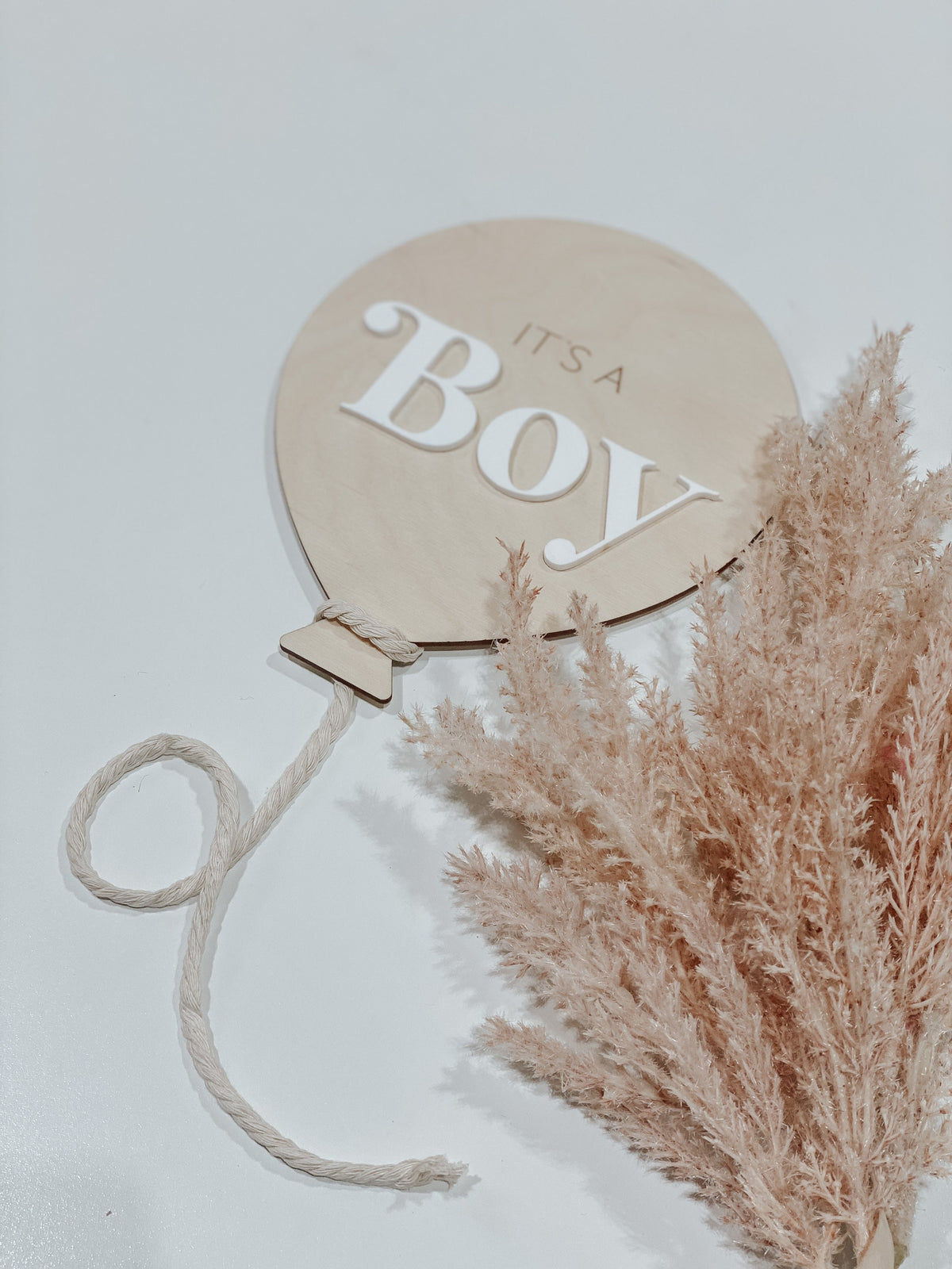 Baby Balloon Birth Announcement | Birth Announcement acrylic Hospital Photo Prop Newborn | Balloon Decor | Name Sign