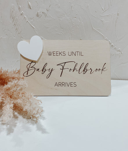 Baby countdown | Due Date Countdown | Pregnancy | Milestones | baby announcement | pregnancy gift | baby shower gift