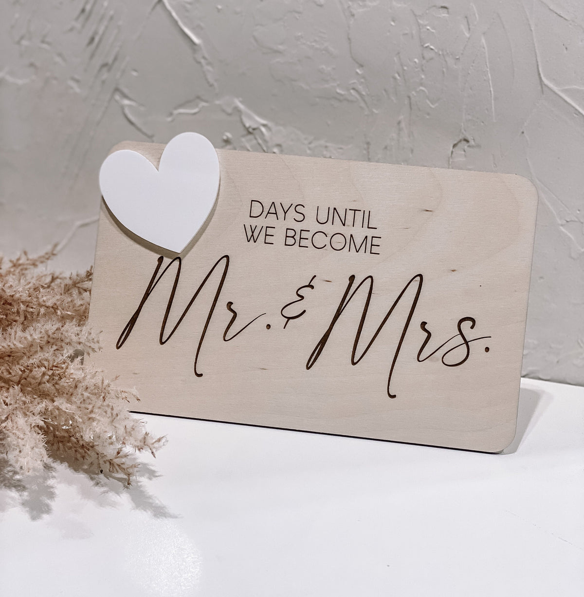 Wedding countdown | wedding day Countdown | bride | groom | wedding announcement | bridal shower gift | shower gift