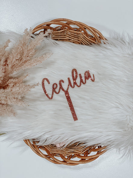 Custom Name Birthday Cake Topper | Personalized Custom Glitter Name Cake Topper | Party Decor | Cake topper | Modern cake topper | boho