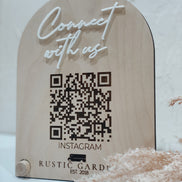 QR sign | wood qr Sign | Custom qr Sign | Business qr Sign | reader qr | Venmo Sign | Social Media Sign | Business Signs | Custom Signage
