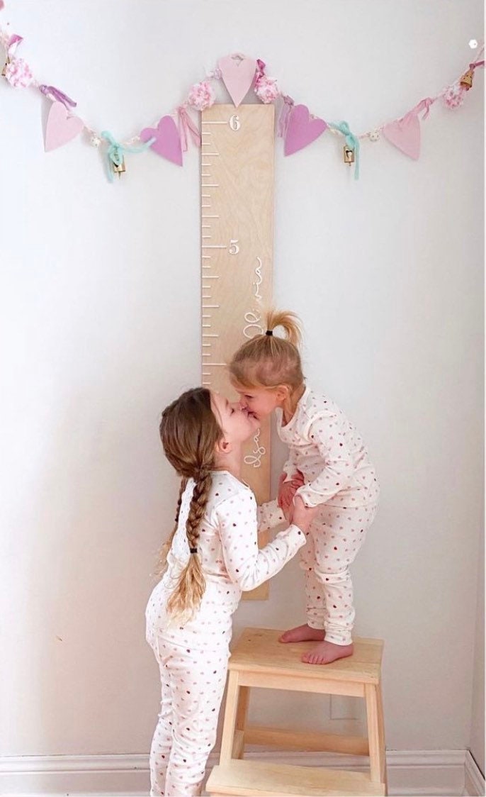 3D Growth Chart | Growth Chart | Height Chart | Nursery Decor | Baby shower Gift | Kids Decor | Wooden Growth | Ruler Growth chart