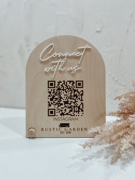 QR sign | wood qr Sign | Custom qr Sign | Business qr Sign | reader qr | Venmo Sign | Social Media Sign | Business Signs | Custom Signage