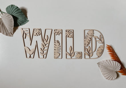 Wild ones play sign | Playroom Decor | Nursery Decor | Word Signs | Kids Decor | jungle decor | where the wild ones play | Room | nursery