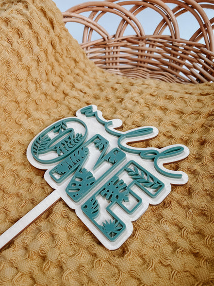 Wild one cake topper | Wild Cake Topper | One Cake Topper | Cake Topper | jungle Cake Topper | Wood Cake Topper | Custom Cake topper |