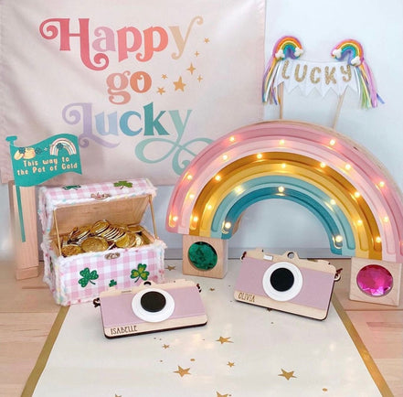 Montessori Wooden Toy Camera  Personalized Pretend Play with Acrylic Details | Laser Cut Birch Camera with Strap & Viewfinder | Custom Gift