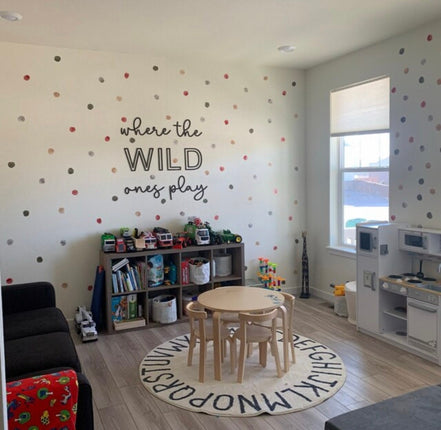 Wild ones play sign | Playroom Decor | Nursery Decor | Word Signs | Kids Decor | jungle decor | where the wild ones play | Room | nursery