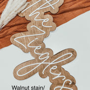Last Name Cut Out Sign | Last Name Sign 3D Wood | Wedding Name Sign | Wedding Sign | Last Name Sign | Cut Out Name Sign | Large Wood Cut Out