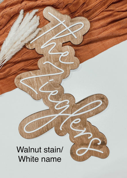 Last Name Cut Out Sign | Last Name Sign 3D Wood | Wedding Name Sign | Wedding Sign | Last Name Sign | Cut Out Name Sign | Large Wood Cut Out