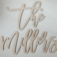 Last Name Wood Sign | Family Name Sign Wood | Large Wedding Last Name Sign | Hedge Backdrop Sign | Backdrop Name | Wall Sign | Wedding Sign