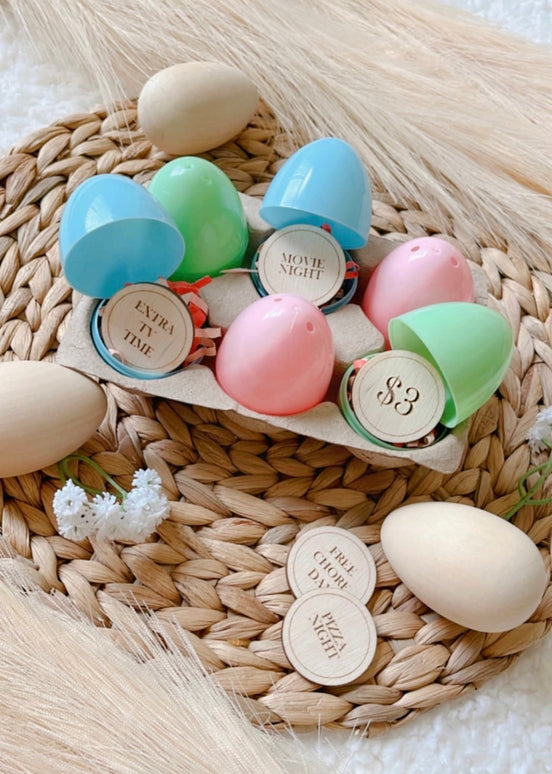 Easter Egg Hunt Tokens | Easter Egg stuffers | Easter Basket Stuffers for Kids | Easter Reward Token