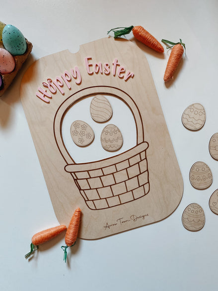 Flisat Easter Insert | Flisat Insert | IKEA Table | Montessori | Educational Toy | Preschool | Homeschool | learning tools | Easter activity