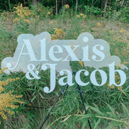 Custom wedding name sign | acrylic wedding sign | wedding backdrop name sign | business logo | bridal shower sign | custom last name sign