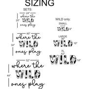 Wild ones play sign | Playroom Decor | Nursery Decor | Word Signs | Kids Decor | jungle decor | where the wild ones play | Room | nursery