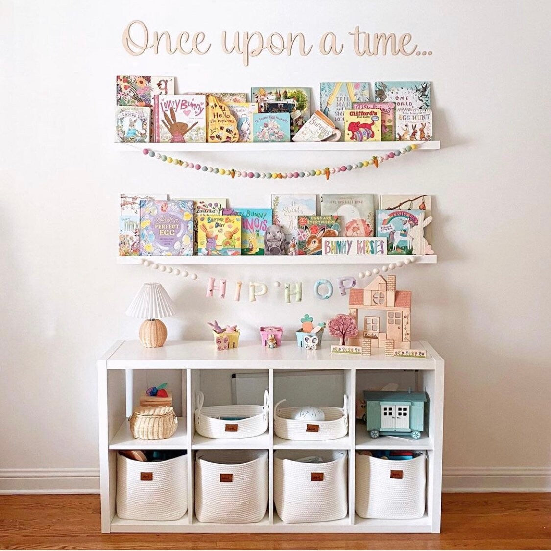 Once upon a time | Wall decal | 3D Wall Decal | Kids Bedroom Decor | Organization | Book Storage | Office Decor | Playroom Decor | Nursery