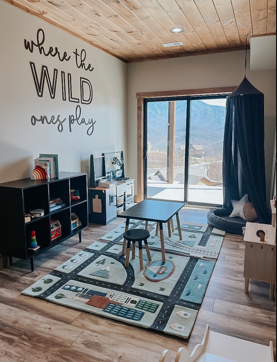 Wild ones play sign | Playroom Decor | Nursery Decor | Word Signs | Kids Decor | jungle decor | where the wild ones play | Room | nursery