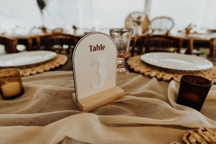 Arch Table Numbers | Table Numbers | Acrylic Table Numbers | Table Number Wedding | Centerpieces | Wedding Decorations |Wedding Table Number