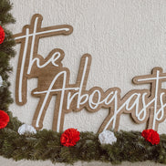 Last Name Cut Out Sign | Last Name Sign 3D Wood | Wedding Name Sign | Wedding Sign | Last Name Sign | Cut Out Name Sign | Large Wood Cut Out