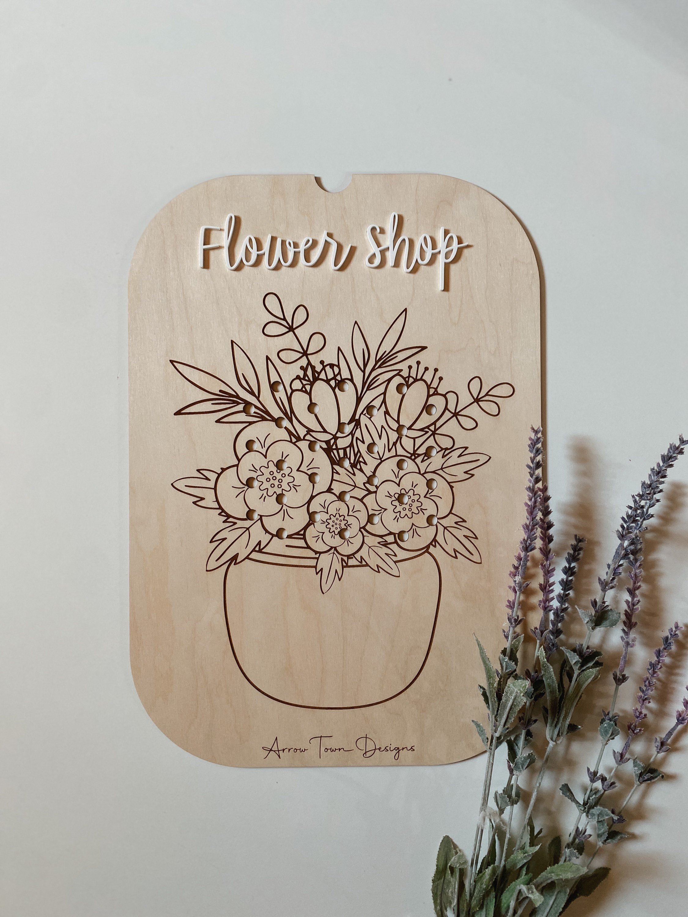 Flisat Flower Insert | Flisat Insert | IKEA Table | Montessori | Educational Toy | Preschool | Homeschool | learning tools | Flower Shop