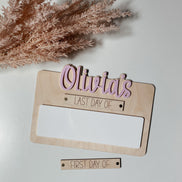 First Day of School Sign | Last Day of School Sign | School Sign | First Day | Last Day | School Photo Sign | Wipe Erase Sign | Photo Prop