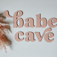 Babe Cave sign | Playroom Decor | Nursery Decor | Word Signs | Kids Decor | girls decor | sisters bedroom | Room | nursery