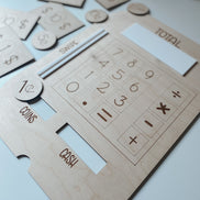 Flisat cash register Insert | Flisat Insert | IKEA Table | Montessori | Educational Toy | Preschool | Homeschool | learning tools | math