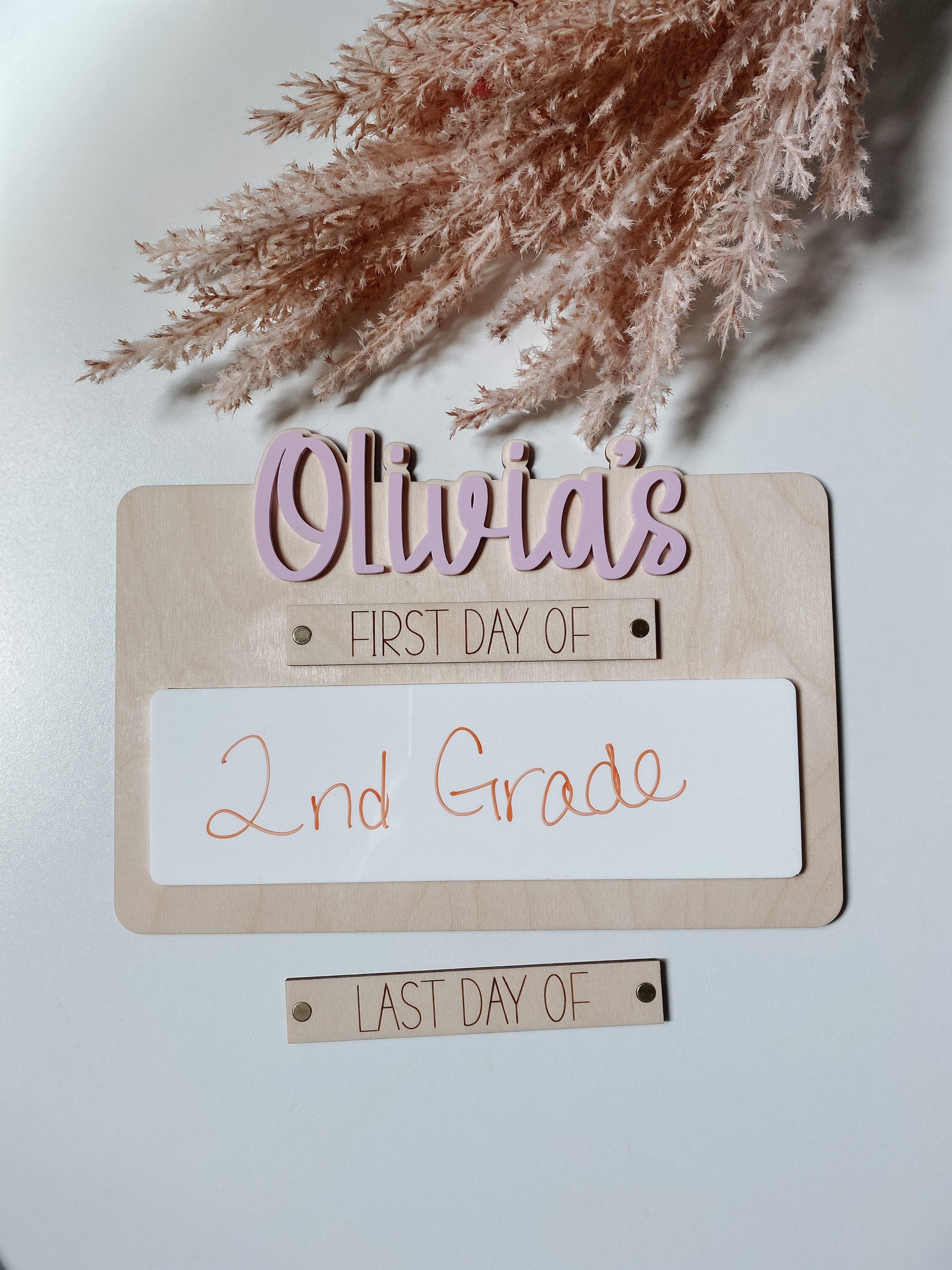 First Day of School Sign | Last Day of School Sign | School Sign | First Day | Last Day | School Photo Sign | Wipe Erase Sign | Photo Prop